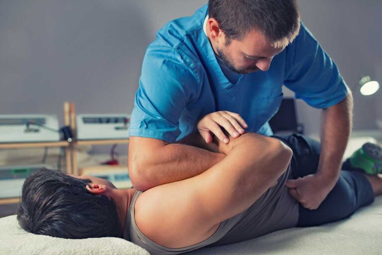 Chiropractic photo from Adobe Stock